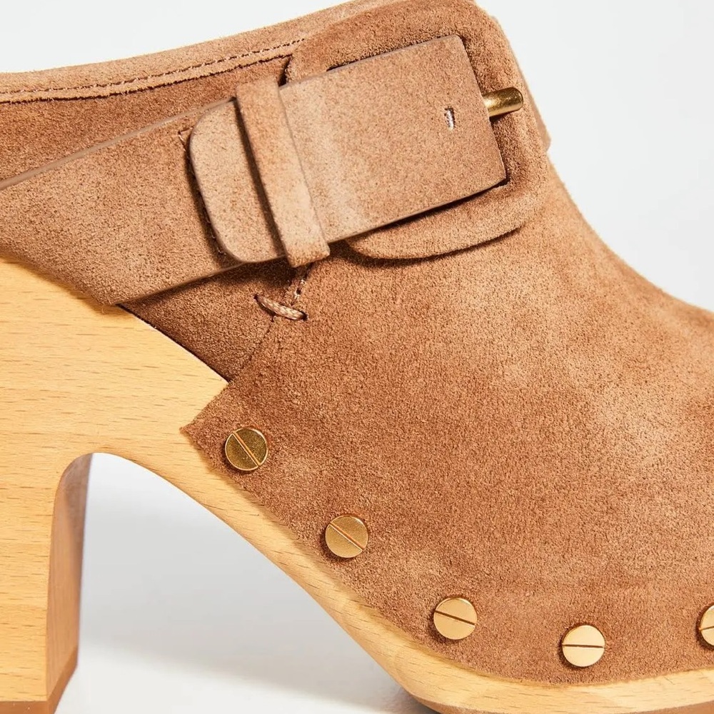 Veronica Beard Suede Clogs - Picture 2 of 9